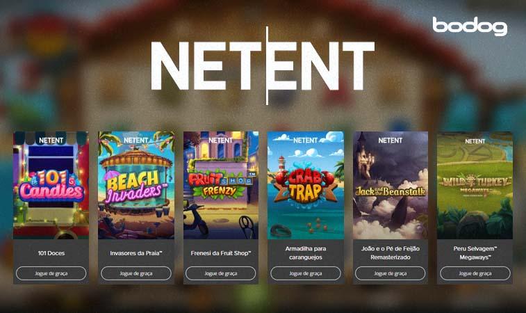 Que tipo de jogos a Netent oferece